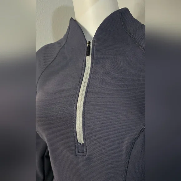 Elegant Navy Long-Sleeve Dress - Picture 7 of 11